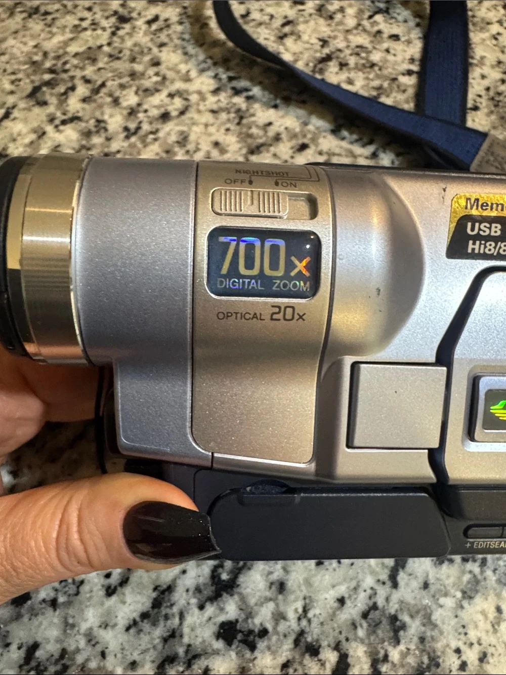 Sony Handycam DCR-TRV350 Digital8 Hi8 8mm Camcorder VCR Player~ tested